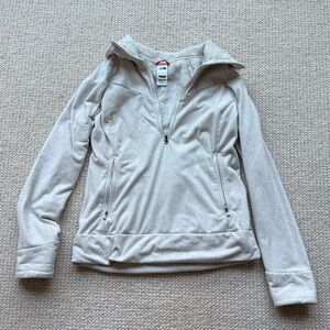 Patagonia Women's Cream Quarter-Zip Demitasse Fleece